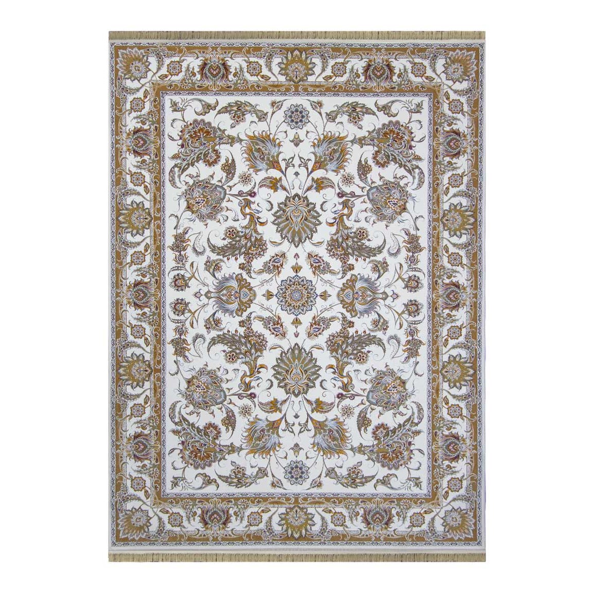 فرش ماشینی گل برجسته 1200 شانه نیاوران مدل 12003656 زمینه کرم فرش ماشینی گل برجسته 1200 شانه نیاوران مدل 12003656 زمینه کرم